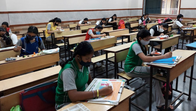 DRAWING COMPETITION August 2021 | Saraswati School Rabodi in Thane