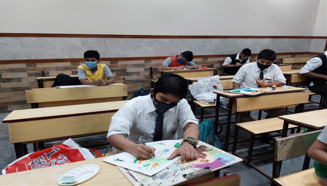 DRAWING COMPETITION August 2021 | Saraswati School Rabodi in Thane