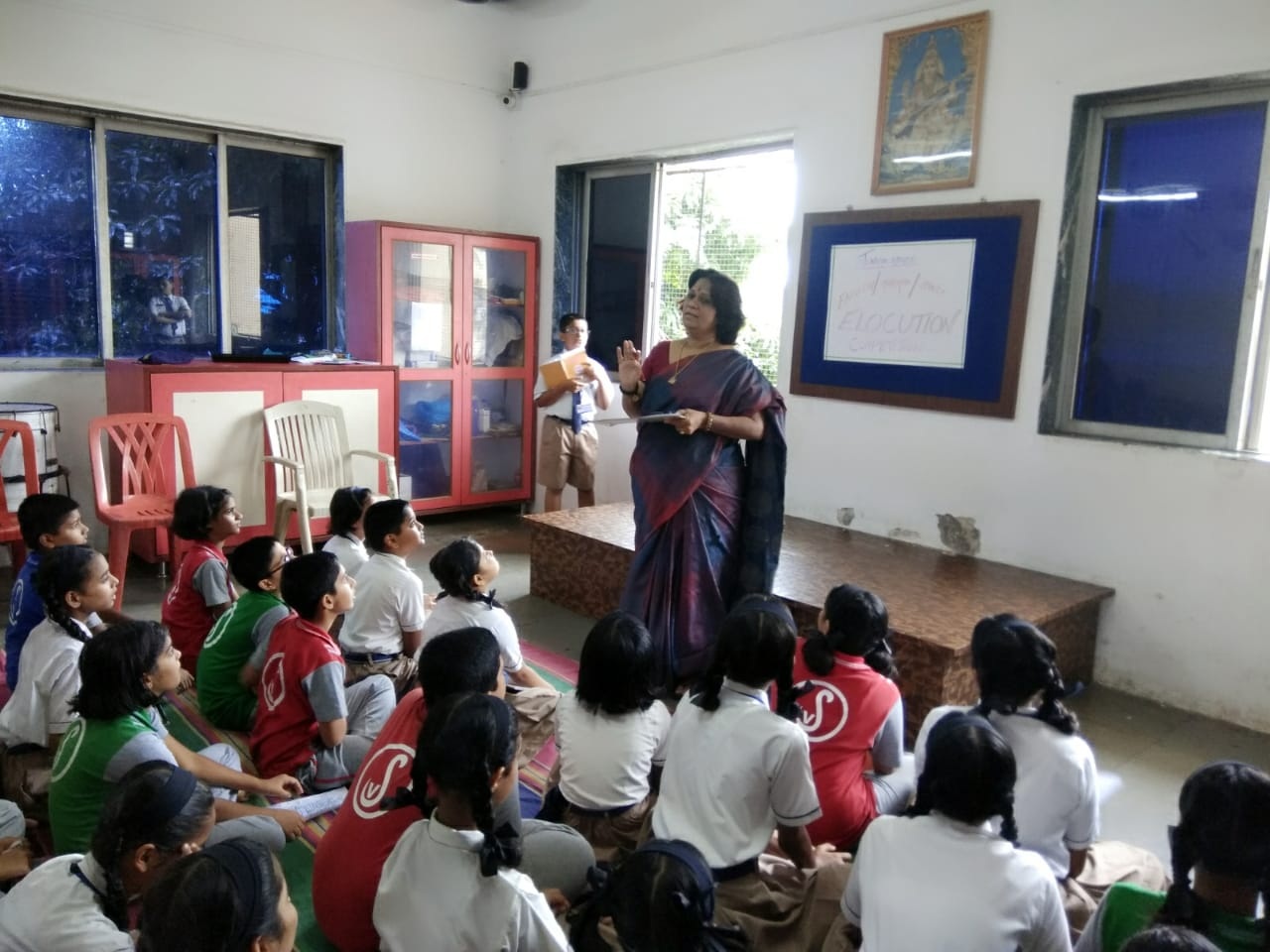 ELOCUTION AND DEBATE COMPETITION at Saraswati Vidyalaya Rabodi Thane