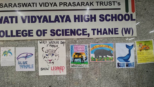 World Wild Life Day March 2020 | Saraswati School Rabodi in Thane
