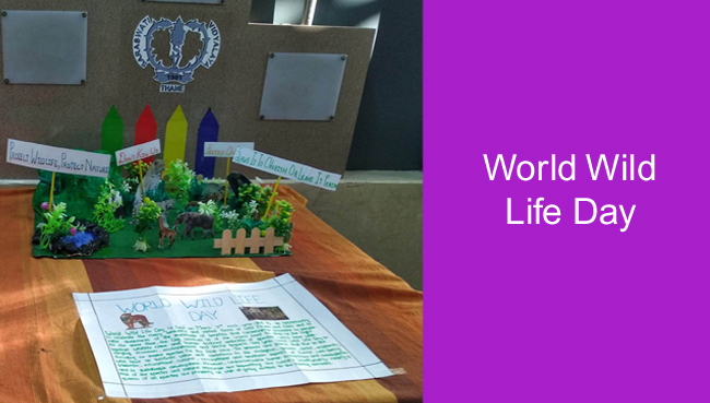 World Wild Life Day March 2020 | Saraswati School Rabodi in Thane