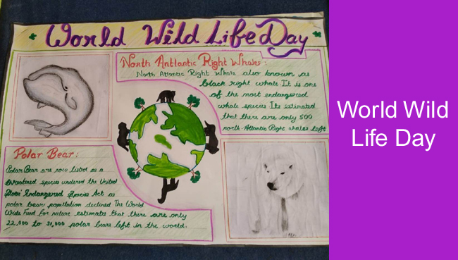 World Wild Life Day March 2020 | Saraswati School Rabodi in Thane