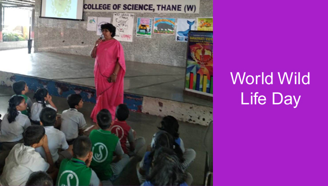 World Wild Life Day March 2020 | Saraswati School Rabodi in Thane
