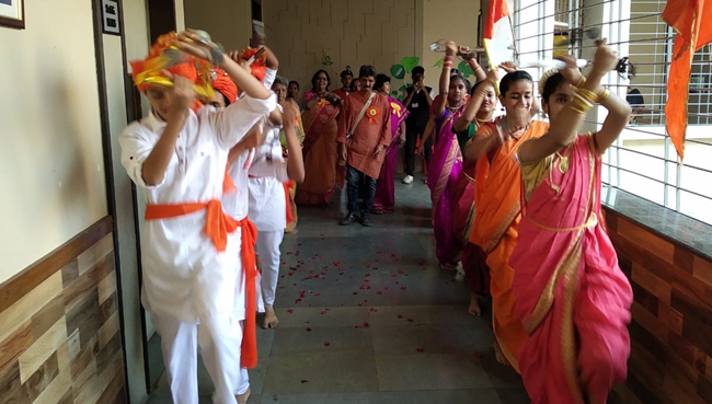 Marathi Day Celebration February 2020 | Saraswati School Rabodi in Thane