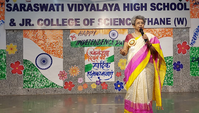 Independence Day Celebration August 2021 | Saraswati School Rabodi in Thane