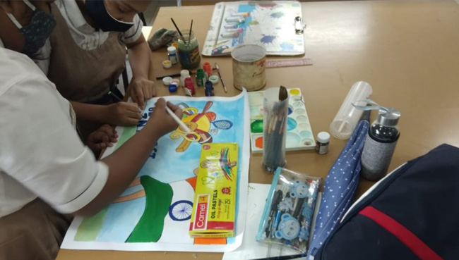 POSTER MAKING COMPETITION 2021 | Saraswati School Rabodi in Thane