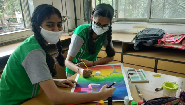 POSTER MAKING COMPETITION 2021 | Saraswati School Rabodi in Thane