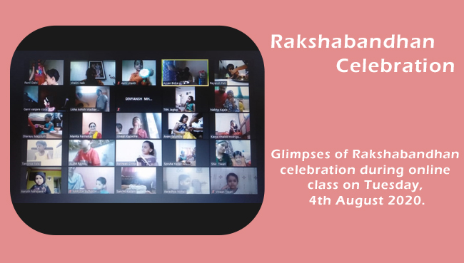 Raksha bandhan celebration August 2020