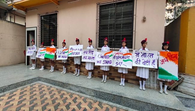 Sarasvis Republic Day Celebration 2020 | Saraswati School Rabodi in Thane