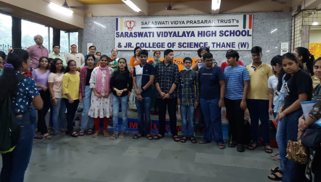 Secondary section Felicitation of SSC School Toppers 2021-22  | Saraswati School Rabodi in Thane
