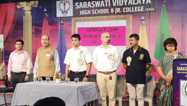Installation Ceremony of the Interact Group | Saraswati School Rabodi in Thane