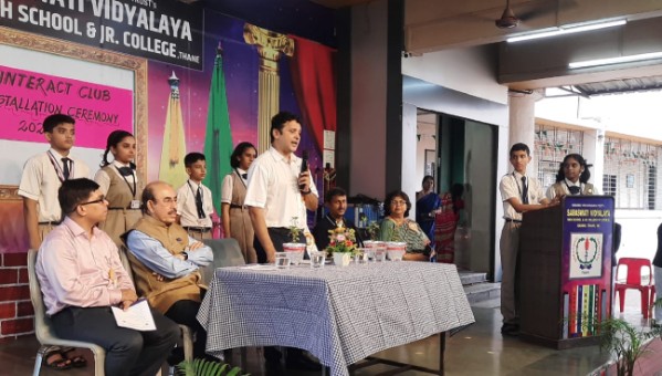 Installation Ceremony of the Interact Group | Saraswati School Rabodi in Thane