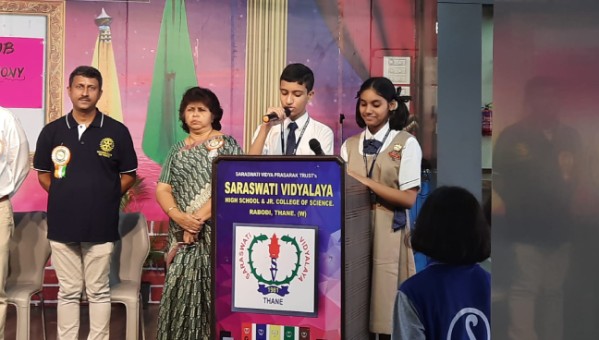 Installation Ceremony of the Interact Group | Saraswati School Rabodi in Thane