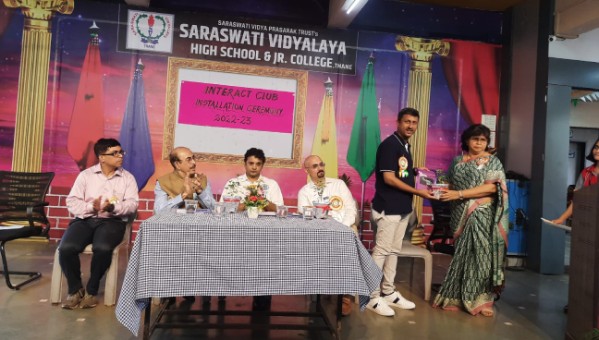 Installation Ceremony of the Interact Group | Saraswati School Rabodi in Thane