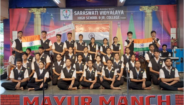 Inter-House Group Singing Competition | Saraswati School Rabodi in Thane