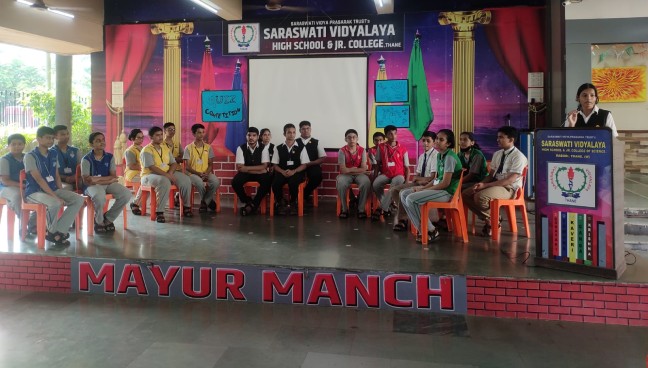 Inter house quiz competition | Saraswati School Rabodi in Thane