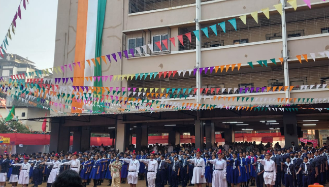 Jolly Republic Day (2022-2023) | Saraswati School Rabodi in Thane