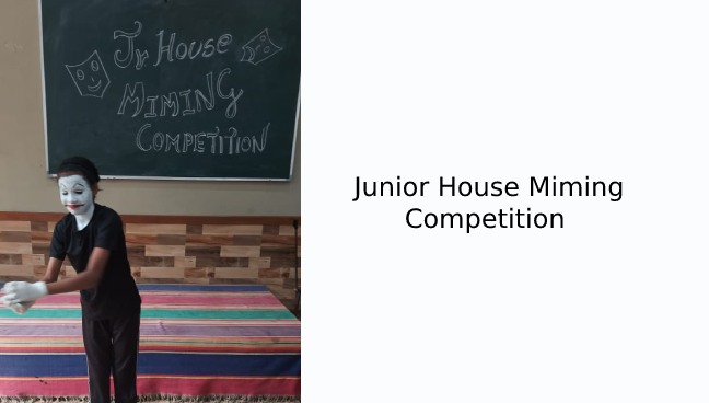 Junior House Miming Competition | Saraswati School Rabodi in Thane