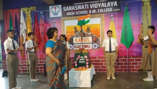 Kargil Vijay Diwas Activities - 26-7-2022 | Saraswati School Rabodi in Thane