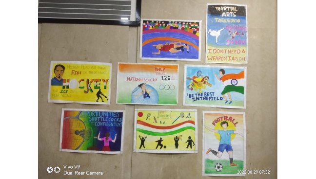 National Sports Day 29th August, 2022 Secondary section | Saraswati School Rabodi in Thane