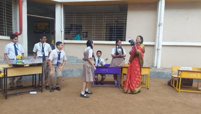 Secondary National Science Day Celebration (2022-2023) | Saraswati School Rabodi in Thane