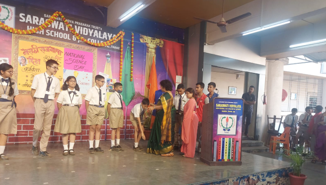 Secondary National Science Day Celebration (2022-2023) | Saraswati School Rabodi in Thane