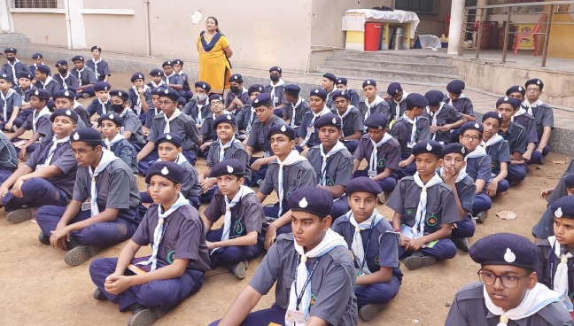 Secondary Scout & Guide camp (2022-2023) | Saraswati School Rabodi in Thane