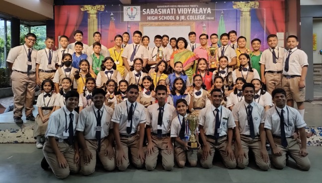 Secondary THE BEST NEW ACADEMY OF THE YEAR (2022-2023) | Saraswati School Rabodi in Thane