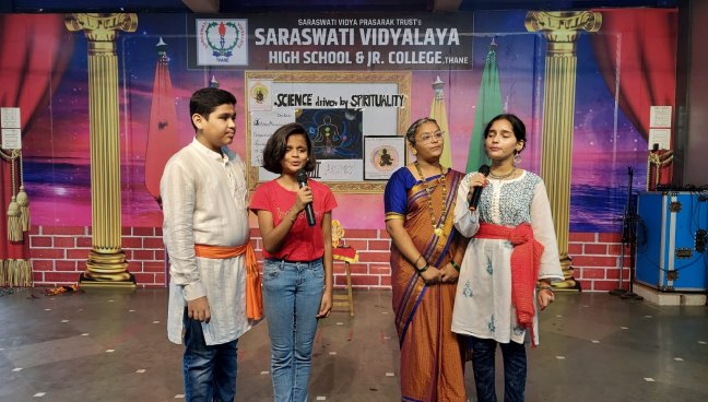 Std VIII Assembly Program 2022 Secondary Section | Saraswati School Rabodi in Thane