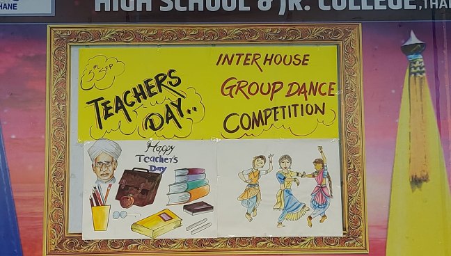 Teacher’s Day Celebration 05th September,2022 Secondary section | Saraswati School Rabodi in Thane