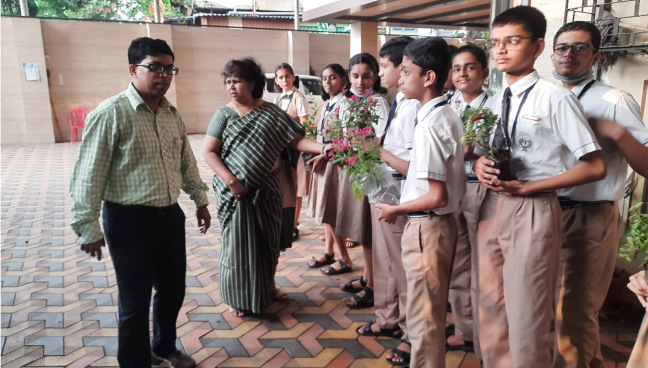 Tree plantations Day | Saraswati School Rabodi in Thane
