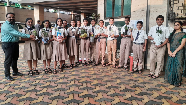 Tree plantations Day | Saraswati School Rabodi in Thane