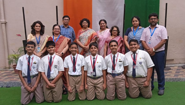 Students who received scholarship in Std V and VIII for the year 2022-2023