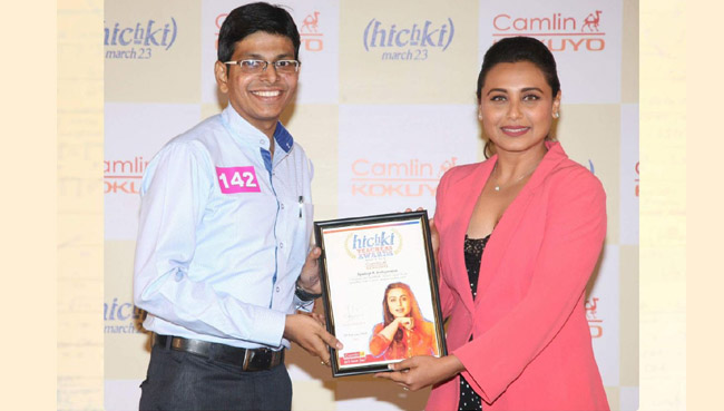 Felicitation of our Teachers by Rani Mukerji