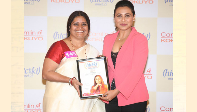 Felicitation of our Teachers by Rani Mukerji