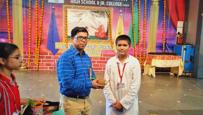 Guru Purnima Celebration and Std.X Assembly Program 2023