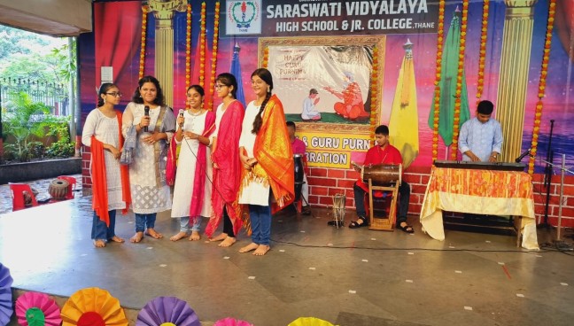Guru Purnima Celebration and Std.X Assembly Program 2023