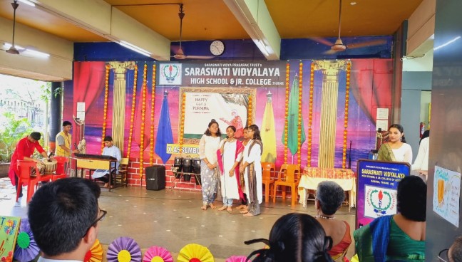 Guru Purnima Celebration and Std.X Assembly Program 2023