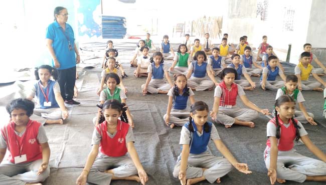International Yoga Day | Saraswati School Rabodi, Thane