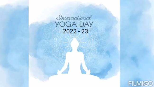 Pre Primary Section International Yoga Day celebration 2022