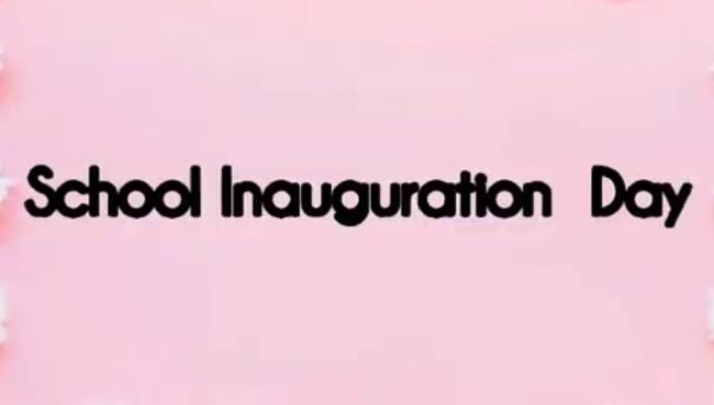 Pre - Primary section - Inauguration Day 2021