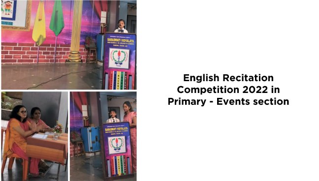 English Recitation Competition 2022