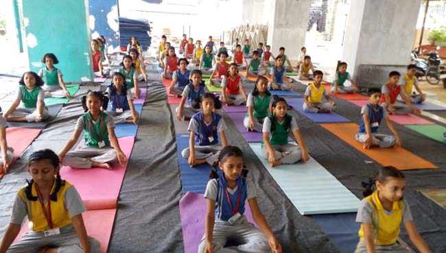 International Yoga Day | Saraswati School Rabodi, Thane
