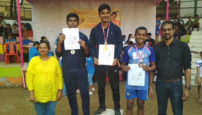 Mast Vedant Devadiga of std VII Received Bronze Medal in Shotput Competition  | Secondary Schools in Thane
