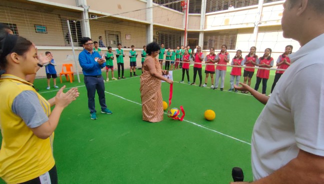 Std.VIII Assembly Program and National Sports Day Celebration 2023