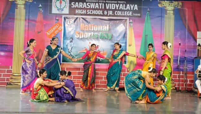 Std.VIII Assembly Program and National Sports Day Celebration 2023