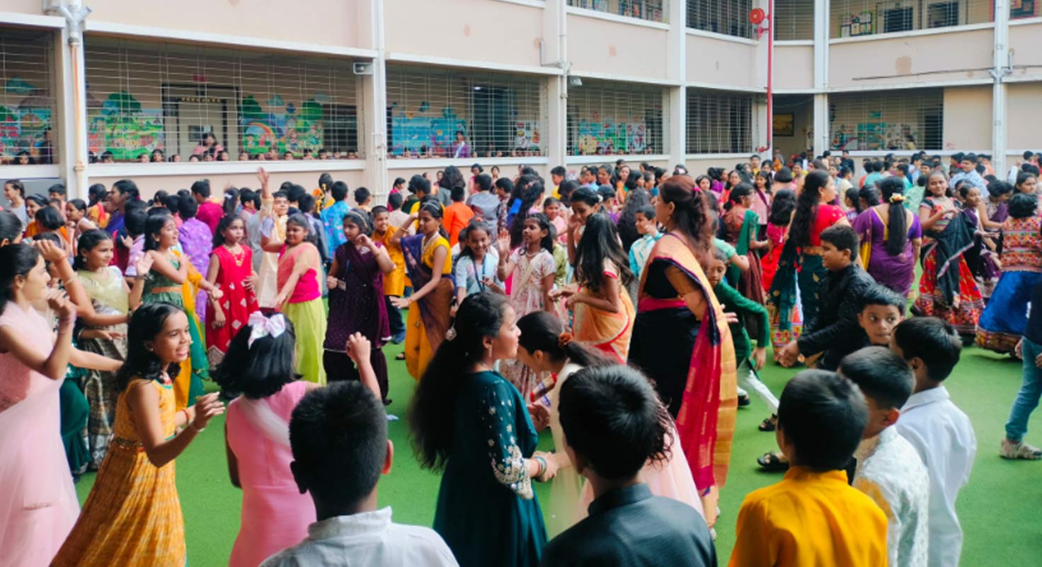 Navratri Celebration of Primary section