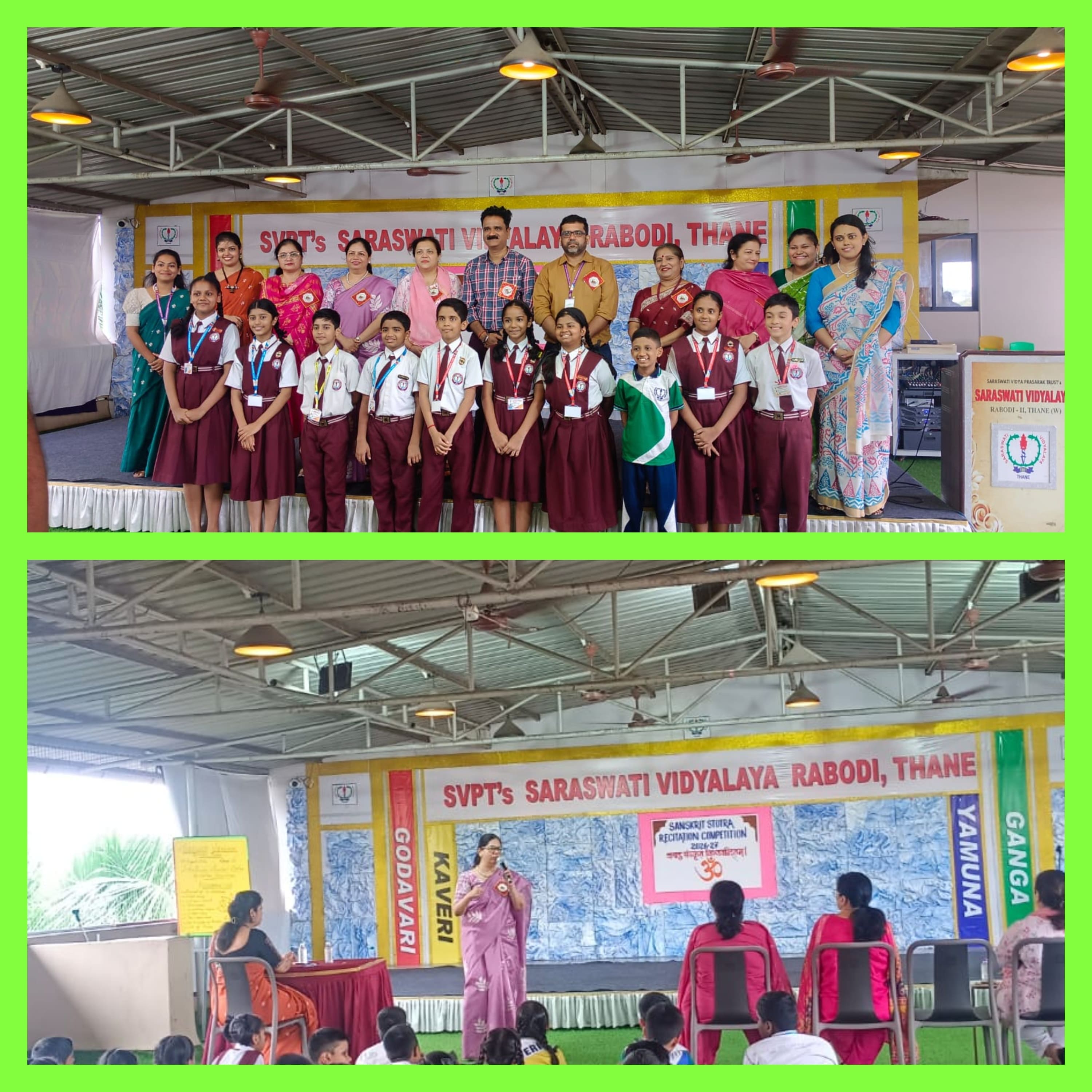 Sanskrit Shloka Recitation Competition organised by Rotary Club