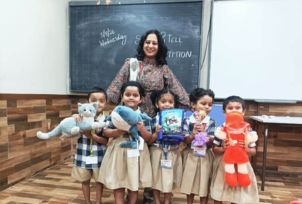 Sr.KG Elocution Competition and Jr.KG Show and Tell Competition