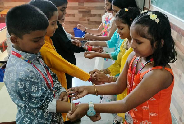 Raksha Bandhan Celebration of Primary Section